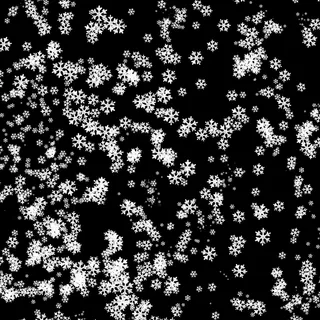 黑底雪花素材图
