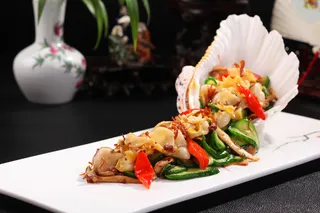 松茸鲜鲍炒青瓜 (4)