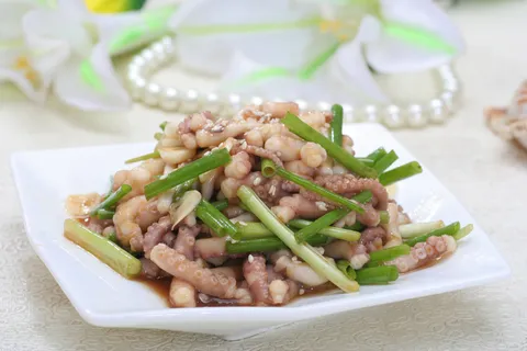 香葱拌八带  20元