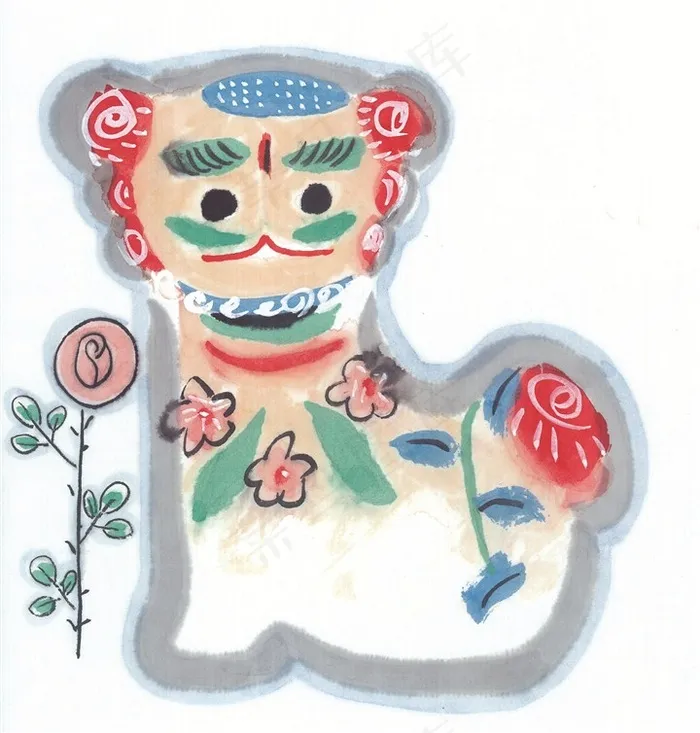 生肖动物中国画美图素材