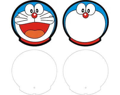 异形-黑色机器猫夏季pvc扇子模版