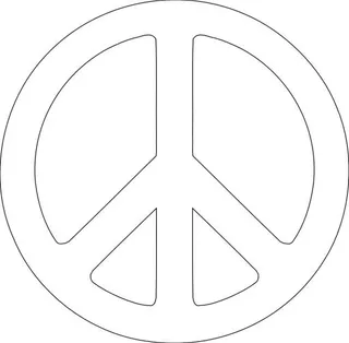 和平符号 PNG免抠