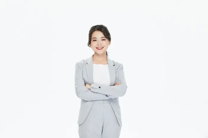 青灰色职业正装psd模版下载