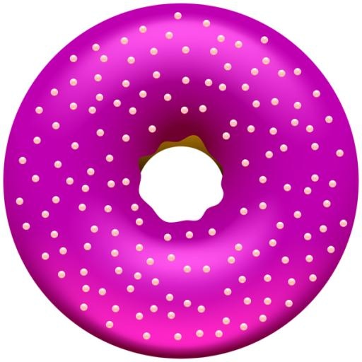 甜甜圈 PNG免抠(600x600)