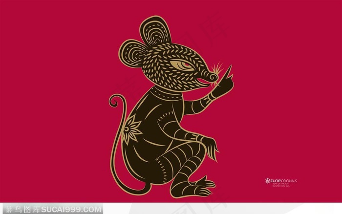 12生肖特写桌面壁纸-鼠1920x1200