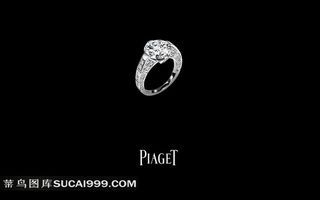 伯爵白金钻石戒指高清素材