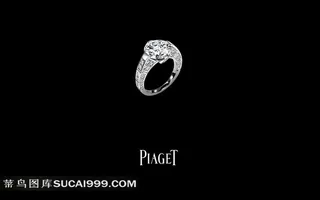 伯爵白金钻石戒指高清素材