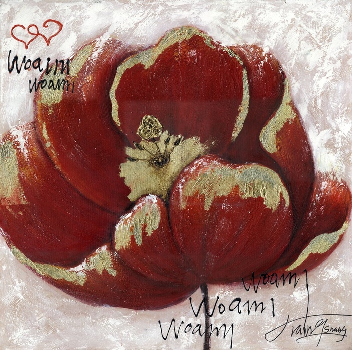 唯美花朵花卉艺术插画