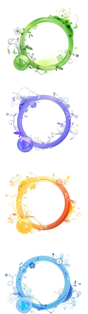 简约风名片海报边框图框素材AI矢量图 (216)