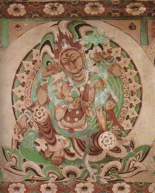 传统壁画作品素材