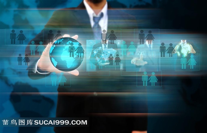 柔和高科技背景图