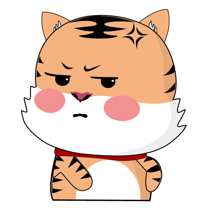 PNG免扣2022虎年新年春节元旦卡通老虎形象图片插画PSD设计素材