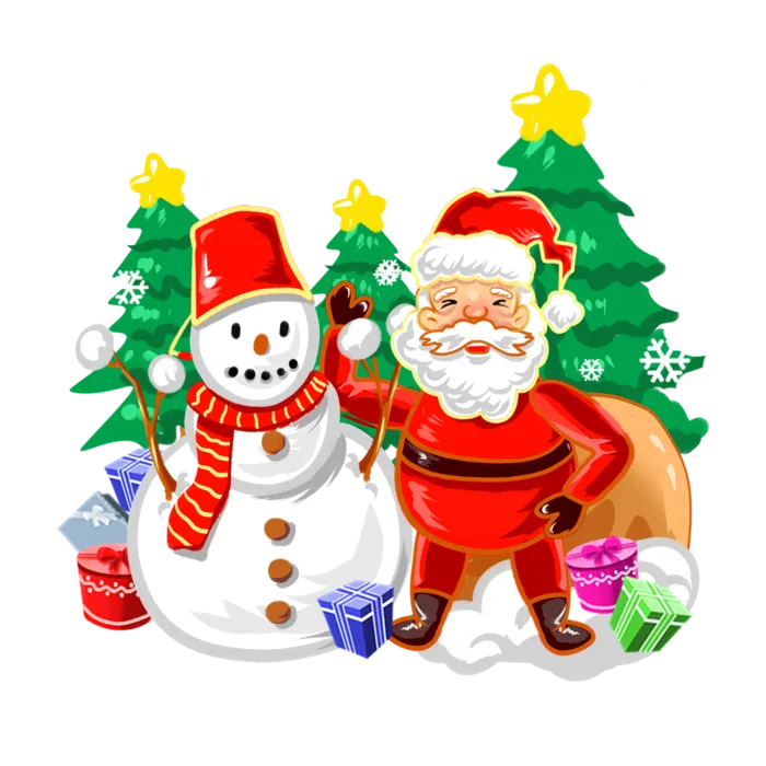 圣诞节平安夜冬季双旦设计圣诞装饰海报元素