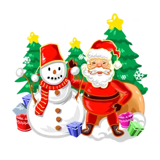 圣诞节平安夜冬季双旦设计圣诞装饰海报元素