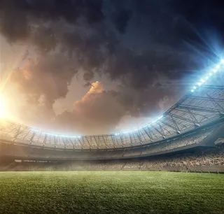 唯美足球场地高清图片