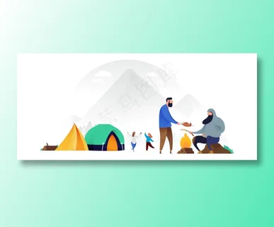 野外活动免抠图