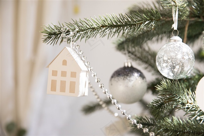 圣诞节可爱的装饰品素材图