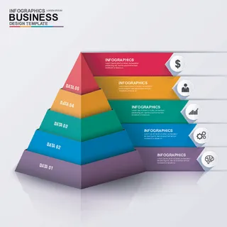 ppt素材3d数据图表模板可视化图形统计标签矢量图标模型ai源文件