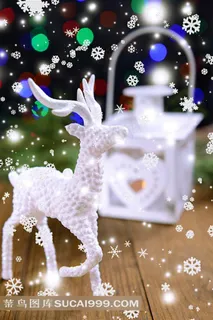 圣诞节节日小鹿装饰