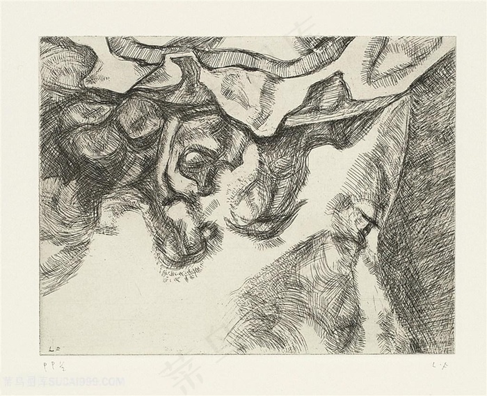 弗洛伊德手绘素描时尚背景