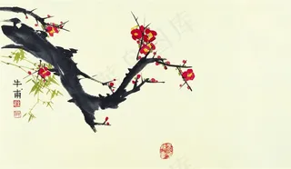 国画花鸟文化艺术素材