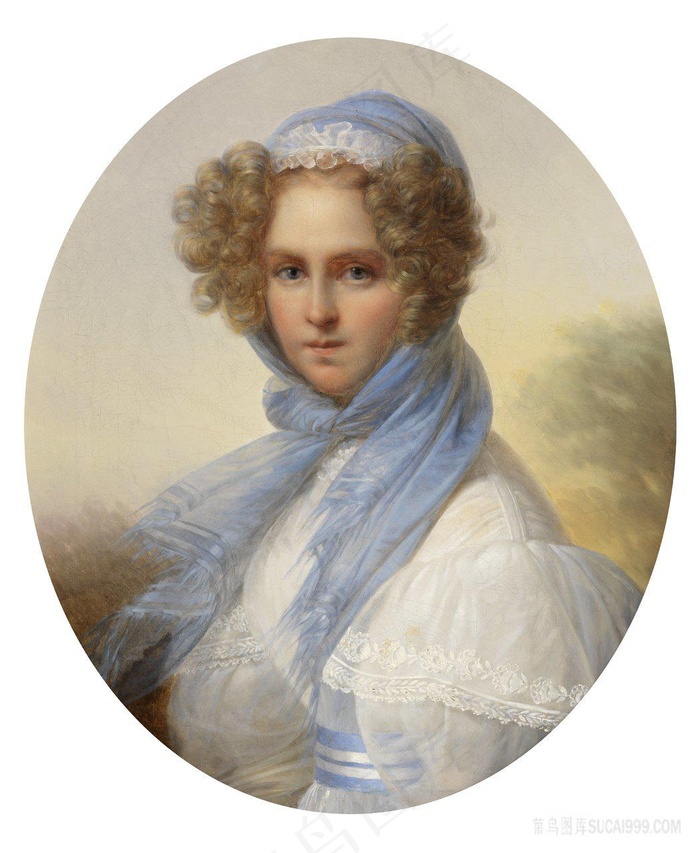 弗朗索瓦·约瑟夫·金索恩—金索恩小姐的肖像