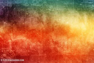 红色彩色光彩复古背景图片