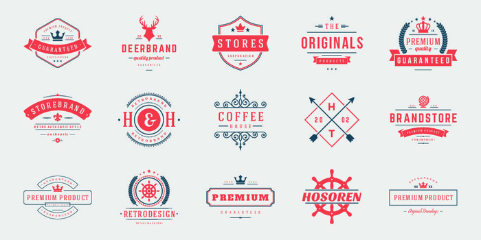 设计勋章标志素材