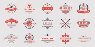 设计勋章标志素材