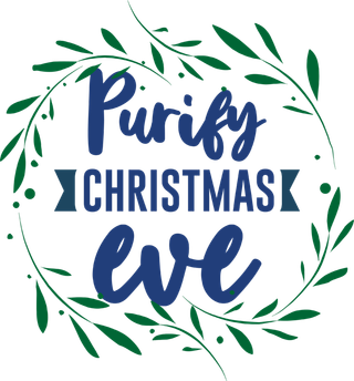 圣诞节字体平安夜主题字体设计