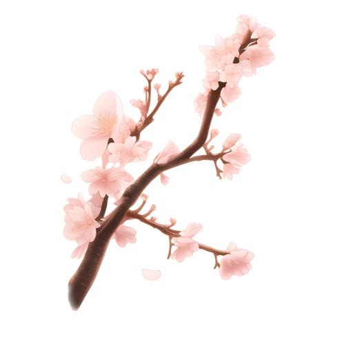 桃花樱花免抠(2048x2048)
