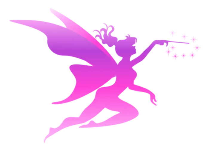 紫色仙女人物卡通