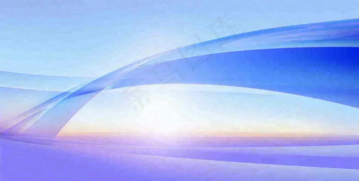 时尚炫彩渐变波浪纹理背景(1552x784)