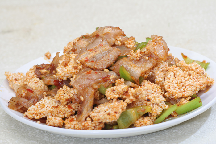 锅巴炒卤肉 (3)