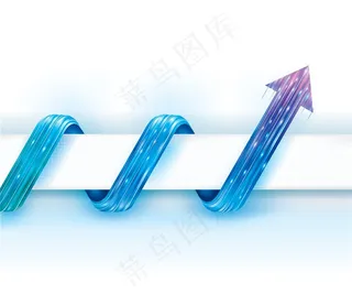 缠绕箭头科技元素素材