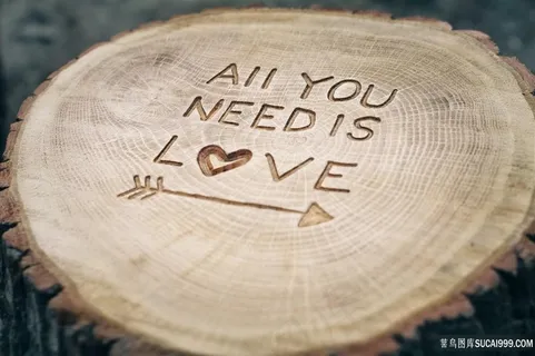 雕刻在木头上love艺术字图片 雕刻在木头上love艺术字图片
