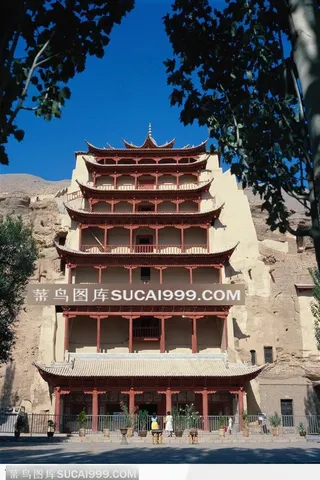 敦煌莫高窟-甘肃·敦煌莫高窟·九层阁