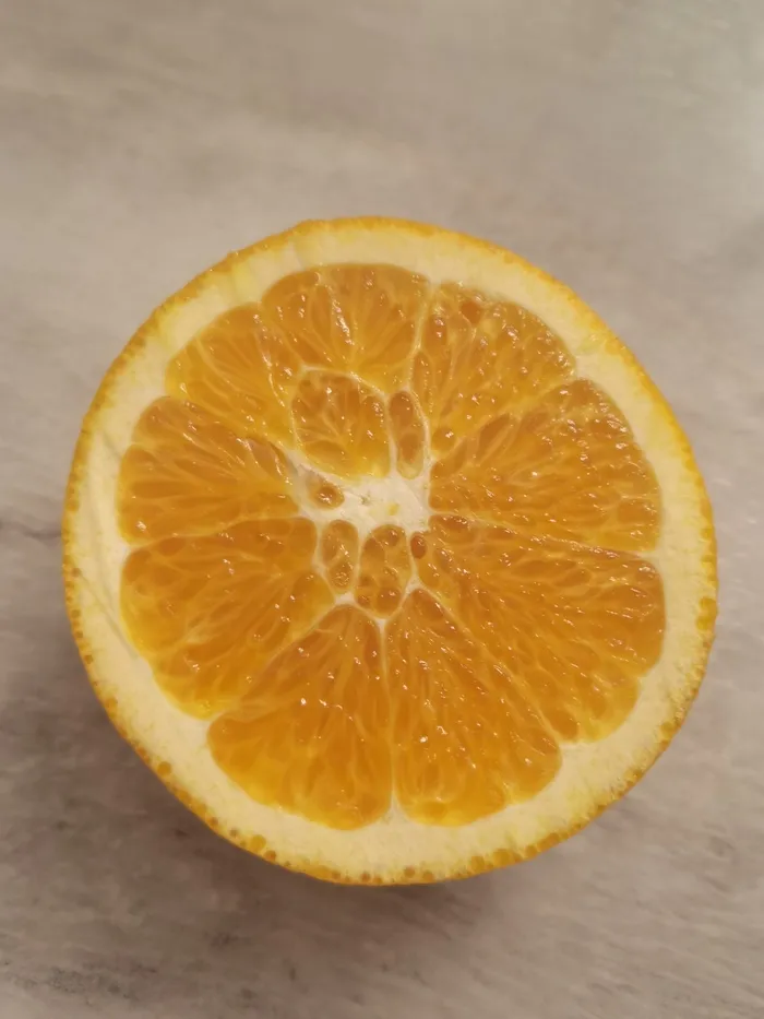 脐橙奉节脐橙赣南脐橙水果切片切开菜品菜谱实拍图片