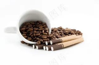 咖啡好吃的水果摄影图片