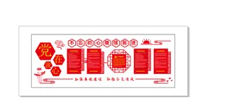 A410-党建文化墙CDR格式