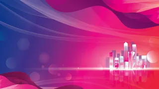 炫彩紫红高端大气科技背景