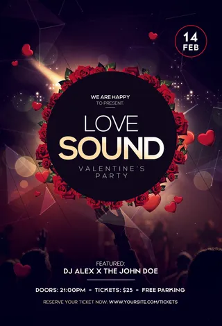 2.14情人节爱情psd模式