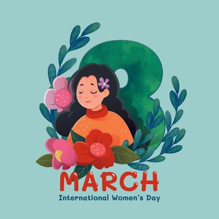 三八妇女节女神节背景