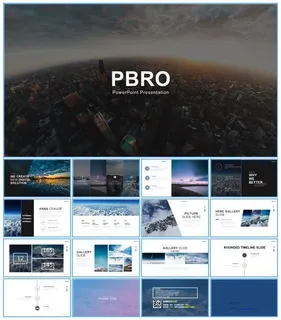精美大图排版简约扁平化欧美风工作总结报告ppt模板