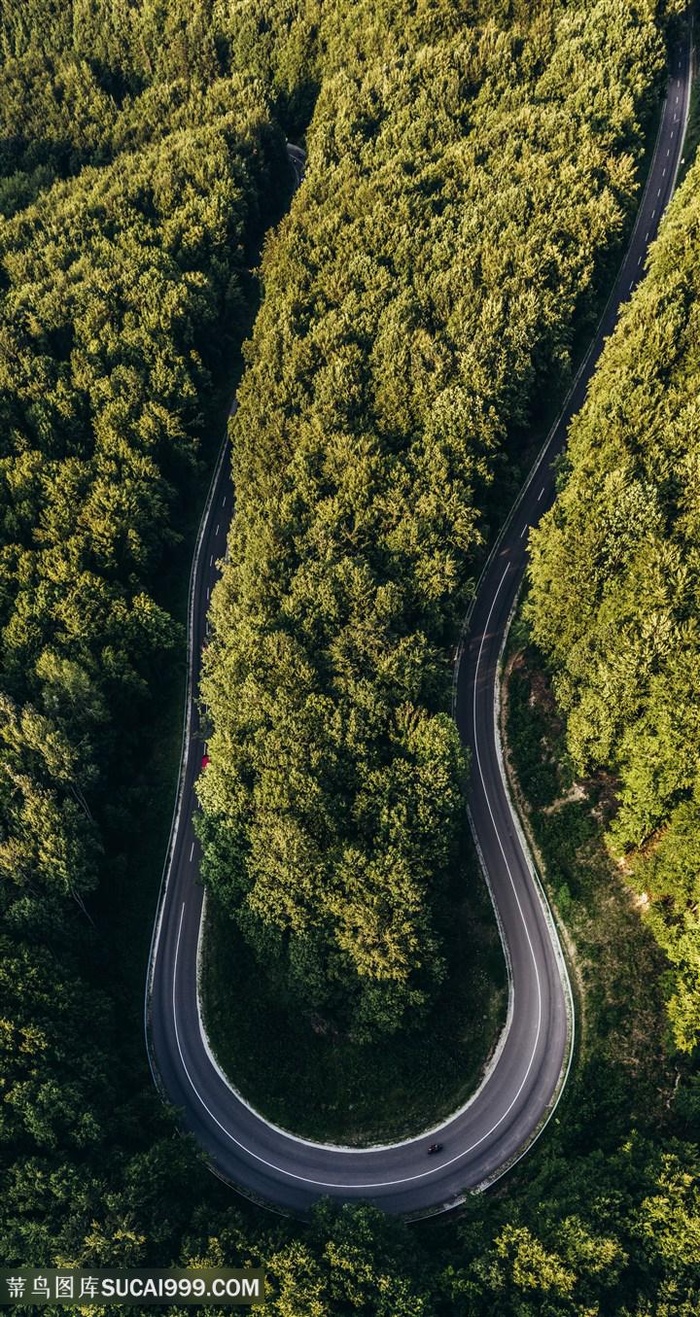 u形盘山公路