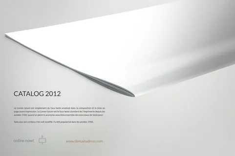 产品画册提案效果样机模板