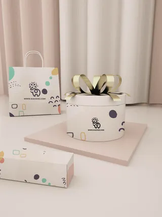 包装智能贴图样机VI效果PSD素材