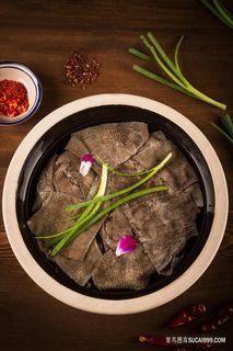 鲜脆毛肚火锅必选精品荤菜图片