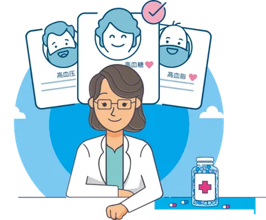 女医生看病诊断病情