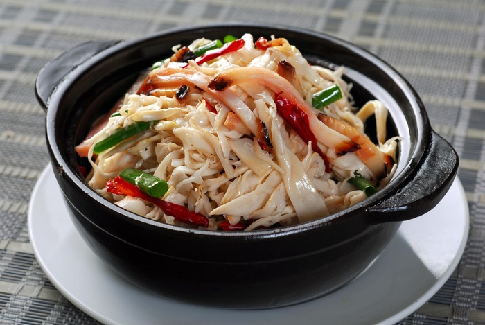 砂锅石锅美食煲类特色菜煲仔腊味笋